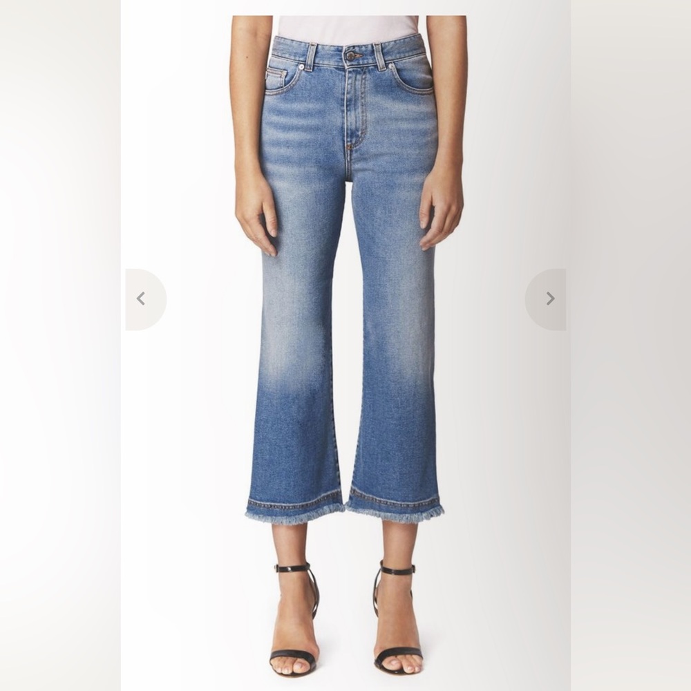 NWOT Fiorucci Vintage Viva Cropped Kick Flare Jean
